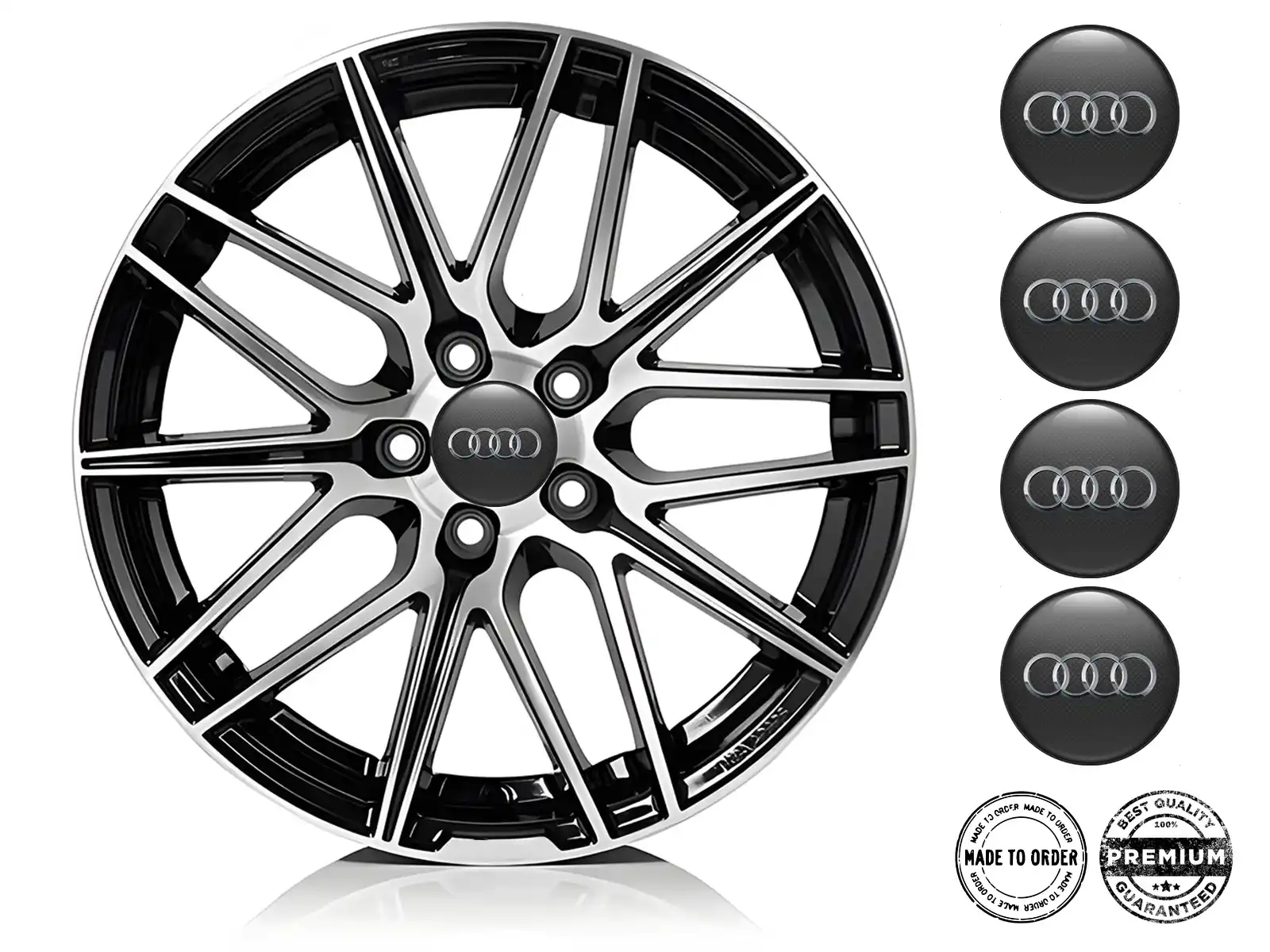 Audi Emblèmes Roues Niche Pulsation Racing Quantique